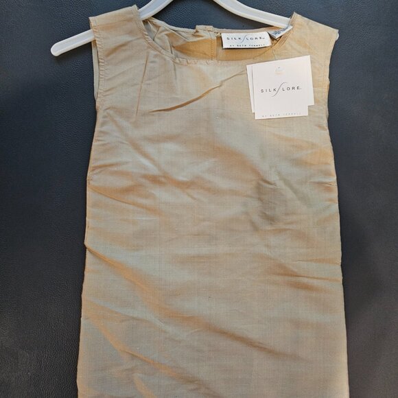 Vintage Silk Lore Beige Blouse Set - Picture 11 of 12